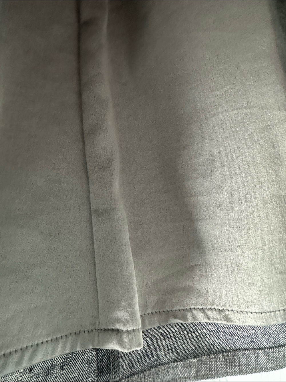 Eileen Fisher Silver A-Line glimmer linen Wrap Women’s mini Skirt - Picture 8 of 14